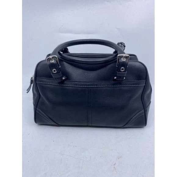 Coach Hampton Doctor Satchel Black Leather Tote - Picture 6 of 11